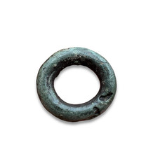 Ancient Viking Bronze Money Solar Amulet Pendant Antique Artifact