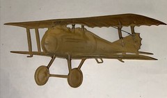 Sexton 1122 1123 1124 Vintage Metal Bi Planes Yellow Red And Green 3 Planes