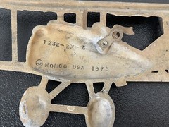Set of 2 Homco USA 1975 Cast Aluminum Air Planes Bi-Planes Wall Decor FREE SHIP!