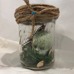 Haint Jar™ Appalachian Folk Horror Doll, Relic Oddity, Gothic, Handmade OOAK