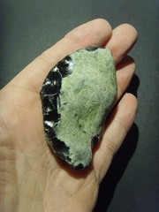 Lower Paleolithic – Fine Acheulean retouched ovate scraper. c.450,000 BP.