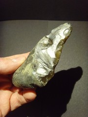 Lower Paleolithic – Fine Acheulean oblique end scraper. c.450,000 BP.