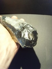 Lower Paleolithic – Unique Acheulean handaxe/chopper c.450,000 BP.