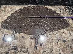 Vintage Burwood Wall Fan Gallery Wall Decor MCM Boho Hollywood Regency 1980’s