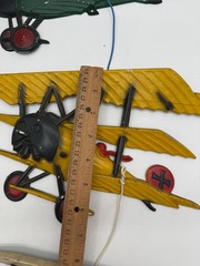 Vintage Set of Metal Diecast Airplanes Collectible Decor Wall Art 1975 by HOMCO
