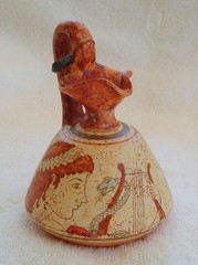 MK Aohnai Greek Pottery Museum Copy Small Ancient Greek Oinochoe Wine Pitcher