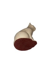 Vintage Stone Casting Cat Figurine – Ivory Fun