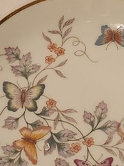 Vintage Avon Butterfly Fantasy Porcelain Trinket Dish Set Of 8 – 1979 Brazil