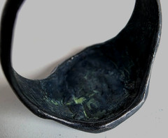 300 BC Ancient Roman Silver Ring Bacchus god of wine, winemaking, fertility