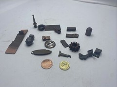 Metal Detector Finds Lot Brass? Copper? Washer Nuts Parts Pieces MK