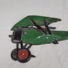 Vintage 1975 HOMCO SEXTON Set of 2 Airplanes Cast Metal Wall Art Decor Planes