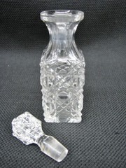 English Edwardian Mappin & Webb Silverplate & Cut Glass Cruet Set; Complete