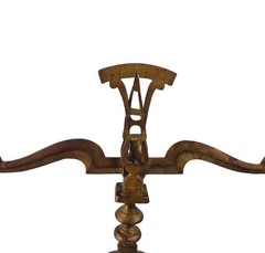 Vtg Solid Brass Cherub Table Decor Balance Justice Scale 50s 60s Mid-century