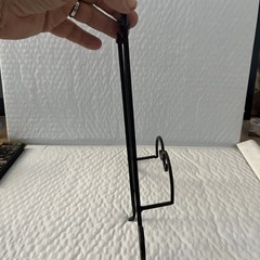 Vintage Wrought Iron Display EASEL HOLDER STAND for Picture or Book 12”x 10”