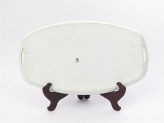 Bohemia Porcelain Czechoslovakia Neo-Classical Celebration Platter 19″ x 11″