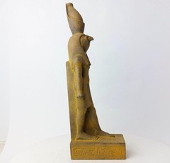 Ancient Egyptian Falcon Bird God Horus Statue large heavy stone Egyptian BC