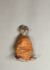 Hagen Renaker Little Horrible Bag In A Sack Orange With Original Label