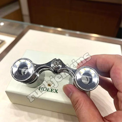 ROLEX Silver Opera Binoculars VIP Gift Collectible Desk Display Rare Luxury