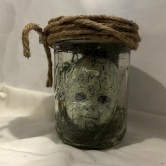 Haint Jar™ Appalachian Folk Horror Doll, Relic Oddity, Gothic, Handmade OOAK