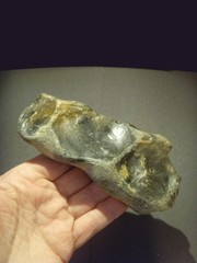 Lower Paleolithic – Early Acheulean elongated lateral scraper. c.450,000 BP.