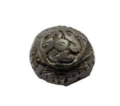 Ancient Viking Bronze Mount – Triskelion Symbol Decorative Plate