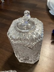 3 Set VTG HOFBAUER BYRDES Crystal Trinket Boxes Bird, W. Germany Mid-late 1900s