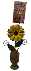 Sunflower Note/Photo Holder approx 9″ tall