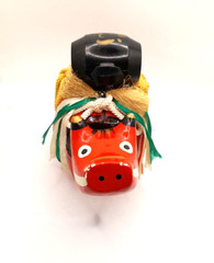 Akabeko Fukushima Aizu Folk Crafts – Lucky Charms -Papier Mache Bobble Head Cow