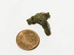 Iron Age – Roman BROOCH Part Silver Metal Detector Find – Ex Martins Lot #CM80