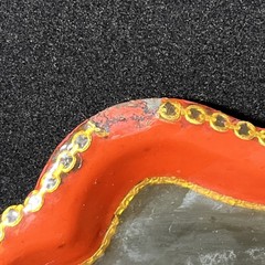 19th Century Japanese Paper Mache Tole Tray 24k Gold Trim 1800’s Estate Find