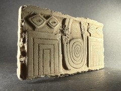 MUSEUM QUALITY ANCIENT N EASTERN STONE CARVED ALL SEEING EYE IDOL – CA 3000 BCE