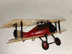 Sexton 1122 1123 1124 Vintage Metal Bi Planes Yellow Red And Green 3 Planes