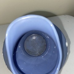 Jasperware Pitcher Jug Neoclassical & Vase Pot Bowl Wedgewood Blue 2pc