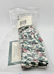 Longaberger Holly Medium Basket Garter with Bow “Traditional Holly”