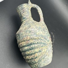 Genuine Ancient Roman Glass Pitcher Jug Circa 1st – 2nd Century AD