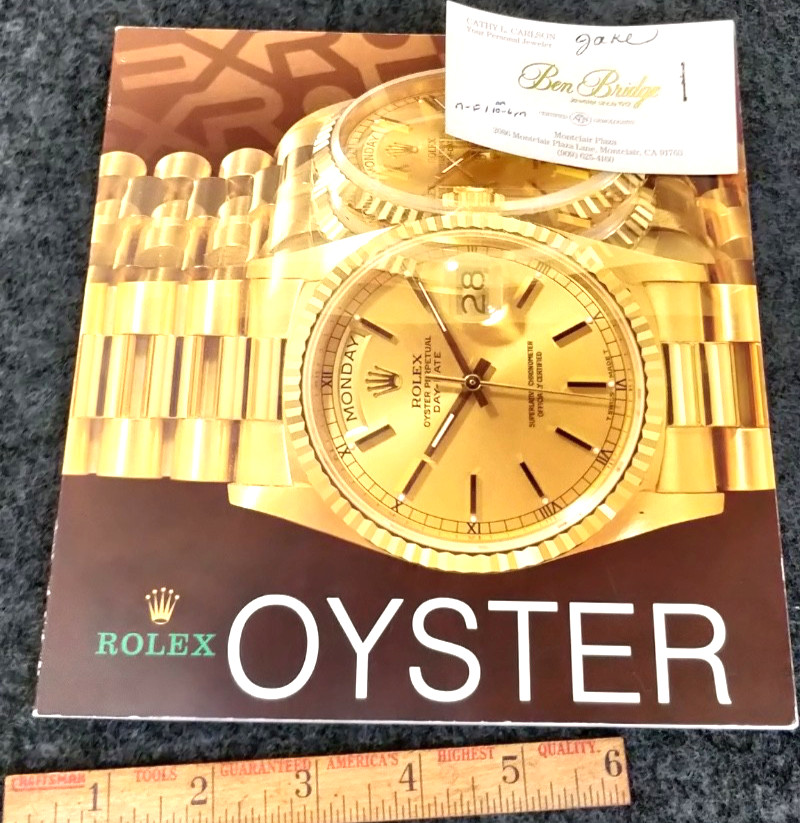 Rolex “The World of Rolex” Catalog Booklet – Printed in Switzerland – Dealer Cop