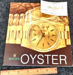 Rolex “The World of Rolex” Catalog Booklet – Printed in Switzerland – Dealer Cop