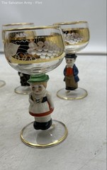 Goebel Hummel Western Germany Assorted Glassware Decorative Bell Pieces Of 9