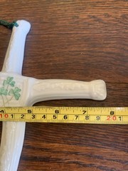 Belleek St Brigid’s Day Cross Ireland Wall Hanging Ornament Parian China Signed