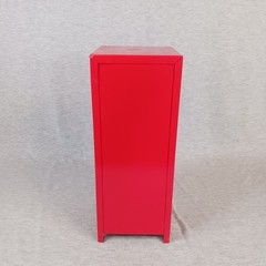 Vintage 1990’s Y2K Red Mini Metal Locker Storage 11”