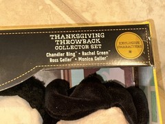 (New) Hallmark itty bittys Friends 1980s “All the Thanksgivings” Plush, Set of 4