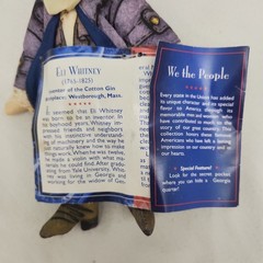 Stuffed Figure American Spirit Doll Hallmark Eli Whitney We The People 2000 NEW