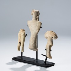 Ancient Near Eastern Pottery Fragments Figures Idols
