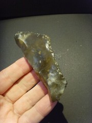 Lower Paleolithic – Acheulean lateral scraper c.450,000 BP.