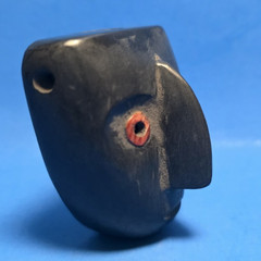 PRE-COLUMBIAN MIXTEC PYRITE STONE BIRD-FORM PENDANT 1200 AD-1500 AD