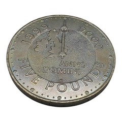 BRITISH 5 POUNDS 1999-2000 Millennium Anno Domini Coin