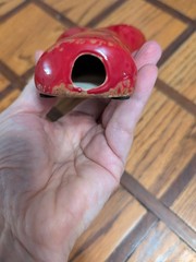 Ceramic Sculpture Red Hand And Wrist Trinket Dish” Caught Red-handed”
