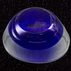 Willu Johansson Hadeland Norway Scandinavian Cobalt Blue Trinket Dish Bowl Small