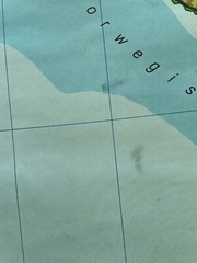 Vintage UNITED KINGDOM geographical school map chart UK GREAT BRITAIN geography