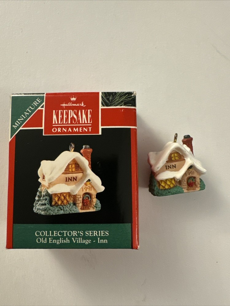 Hallmark Ornament Miniature Old English Village Inn HM2